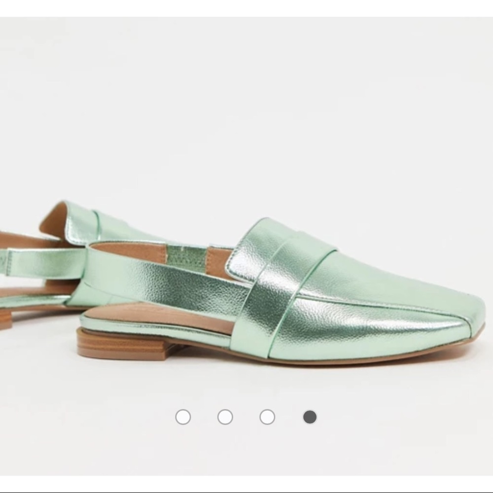NIB ASOS DESIGN Might slingback flat shoes - Picture 2 of 4